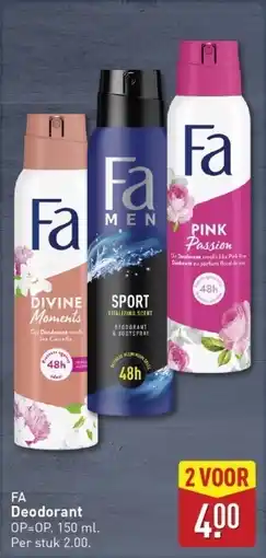 ALDI FA Deodorant aanbieding