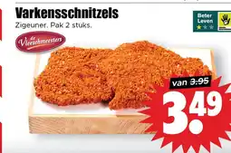 Dirk Varkensschnitzels aanbieding
