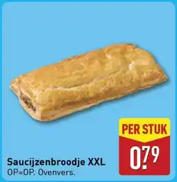 ALDI Saucijzenbroodje XXL aanbieding