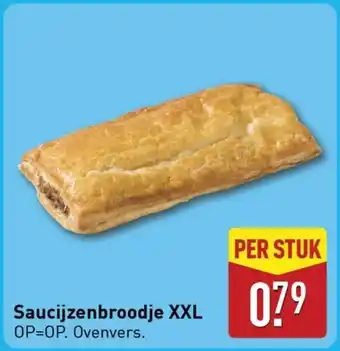 ALDI Saucijzenbroodje XXL aanbieding
