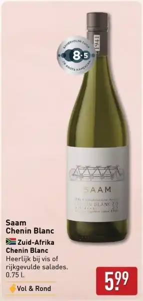 ALDI Saam Chenin Blanc aanbieding