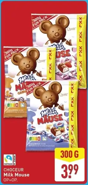 ALDI Choceur Milk Mouse aanbieding
