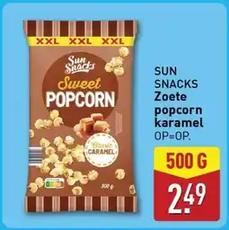 ALDI Sun Snacks Zoete popcorn karamel aanbieding