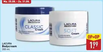 ALDI Lacura Bodycream aanbieding