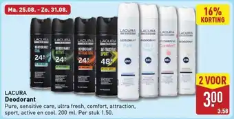 ALDI Lacura Deodorant aanbieding