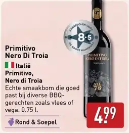ALDI Primitivo Nero Di Troia aanbieding