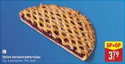 ALDI Halve kersenrastervlaai aanbieding