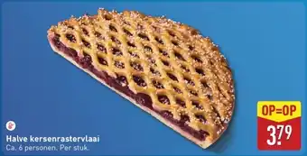 ALDI Halve kersenrastervlaai aanbieding