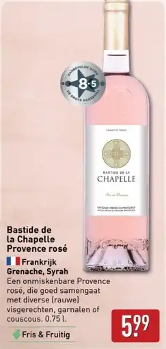 ALDI Bastide de la Chapelle Provence rosé aanbieding