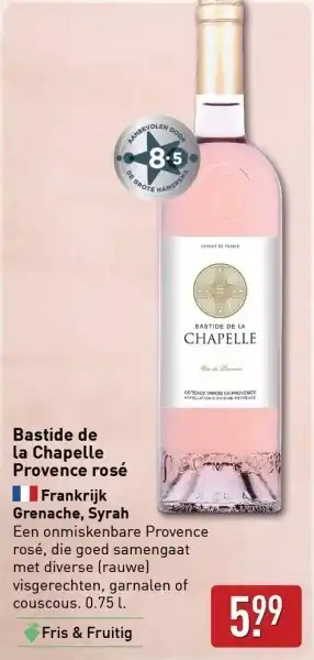 ALDI Bastide de la Chapelle Provence rosé aanbieding