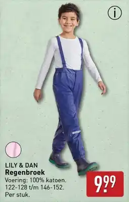 ALDI Lily & dan Regenbroek aanbieding