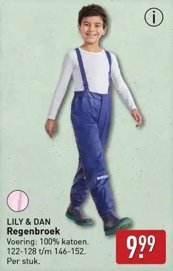 ALDI Lily & dan Regenbroek aanbieding