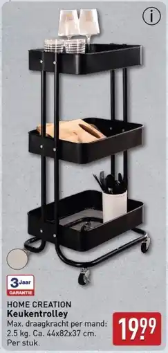 ALDI Home creation Keukentrolley aanbieding