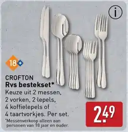 ALDI Crofton Rvs bestekset aanbieding
