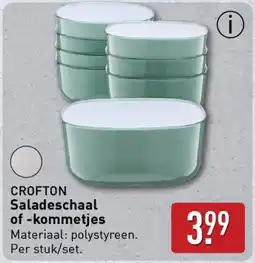 ALDI Crofton Saladeschaal of kommetjes aanbieding