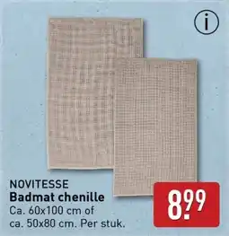 ALDI Novitesse Badmat chenille aanbieding