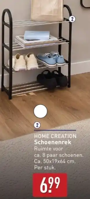 ALDI Home creation Schoenenrek aanbieding