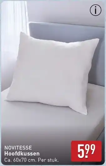 ALDI Novitesse Hoofdkussen aanbieding