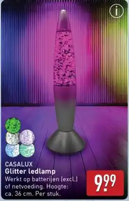 ALDI Casalux Glitter ledlamp aanbieding