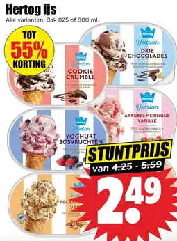 Dirk Hertog ijs aanbieding