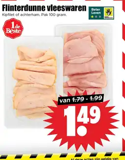 Dirk Flinterdunne vleeswaren aanbieding