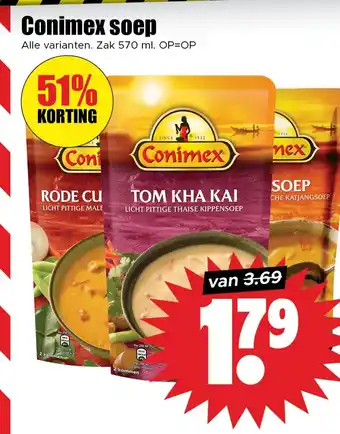 Dirk Conimex soep aanbieding