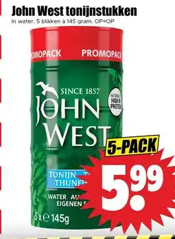Dirk John West tonijnstukken aanbieding