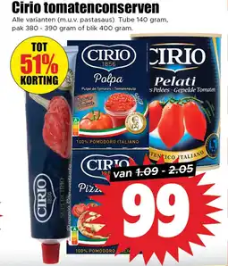 Dirk Cirio tomatenconserven aanbieding
