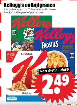 Dirk Kellogg's ontbijtgranen aanbieding