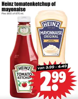 Dirk Heinz tomatenketchup of mayonaise aanbieding