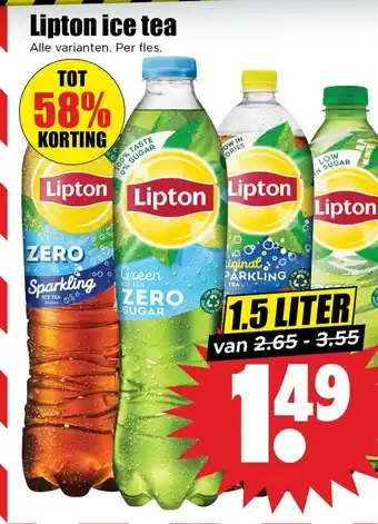 Dirk Lipton ice tea aanbieding