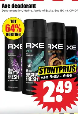 Dirk Axe deodorant aanbieding