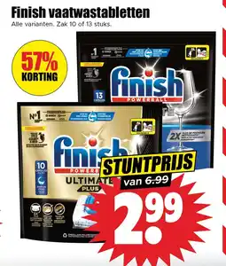 Dirk Finish vaatwastabletten aanbieding