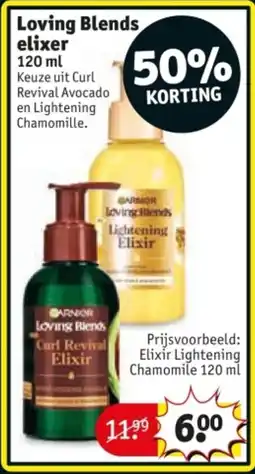 Kruidvat Loving Blends elixer aanbieding