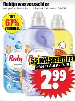 Dirk Robijn wasverzachter aanbieding