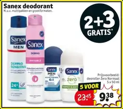 Kruidvat Sanex Deodorant aanbieding