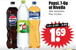 Dirk Pepsi, 7-Up of Rivella aanbieding