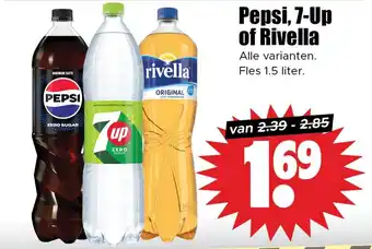 Dirk Pepsi, 7-Up of Rivella aanbieding