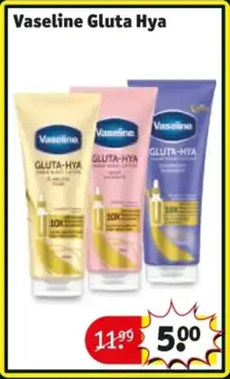 Kruidvat Vaseline Gluta Hya aanbieding