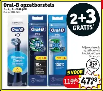 Kruidvat Oral-B opzetborstels aanbieding