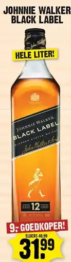 Dirk Johnnie walker black label aanbieding