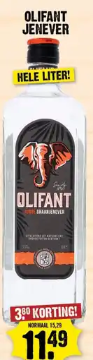 Dirk Olifant jenever aanbieding