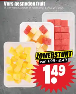 Dirk Vers gesneden fruit aanbieding