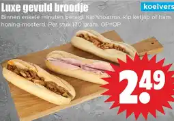 Dirk Luxe gevuld broodje aanbieding