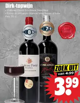 Dirk Dirk-topwijn aanbieding