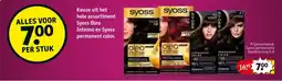 Kruidvat Syoss permanente haarkleuring aanbieding