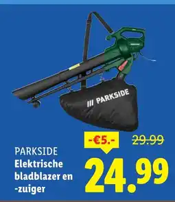 Lidl Parkside Elektrische bladblazer en zuiger aanbieding
