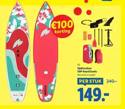 Lidl F2 Opblaasbaar SUP-board Exotic aanbieding