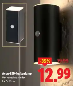 Lidl Accu LED buitenlamp aanbieding
