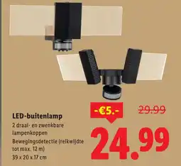 Lidl LED-buitenlamp aanbieding